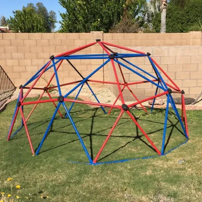 Zoshine Red and Blue Color Scheme Trendy Climbing Frame for Multiple Players Steel Material Professional Climbing Frame