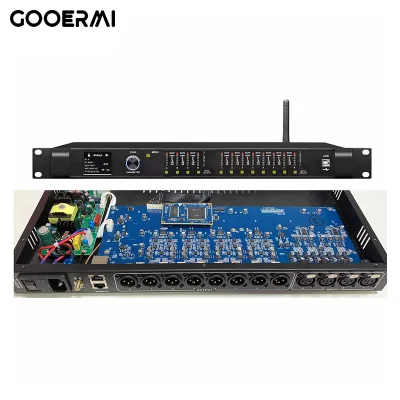 DSP4080 Speaker Processor Digital Processor Loudspeaker Control System 4 in 8 Out FIR/WIFI/DSP Sample Rate 96KHz-192KHz
