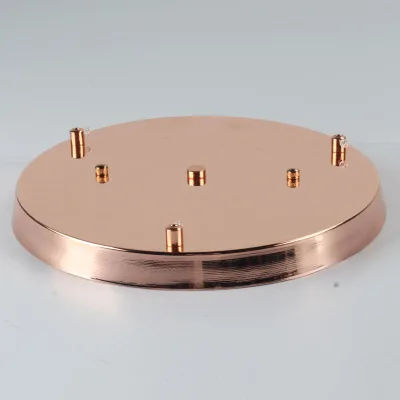 OEM Ceiling Mount Light Base Plate for Home Hanging Lights Pendant Lamp Plating Rose
