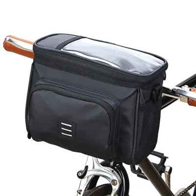 Wholesale Multifunctional Cycling Handlebar Bicycle Front Frame Bag Bike Storage Basket Road Bike Handlebar Bag