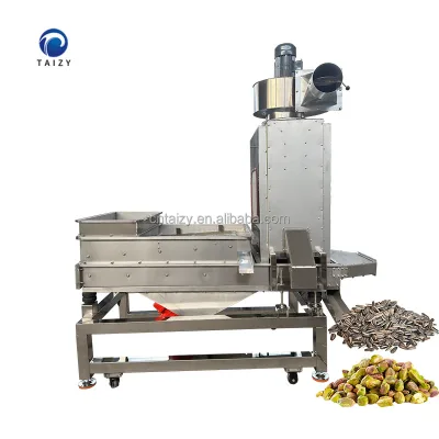 Vibrating Air Screen Separator | Grain & Nut Sorting Machine | Sunflower Seed PIstachio Cleaning and Grading Equipment
