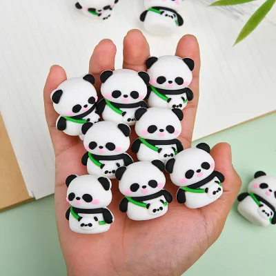 24PCS/BOX Promotional Gifts Animal Capybara Pandas Design for Student Kids Stationery Office Cartoon Creative Animal Eraser