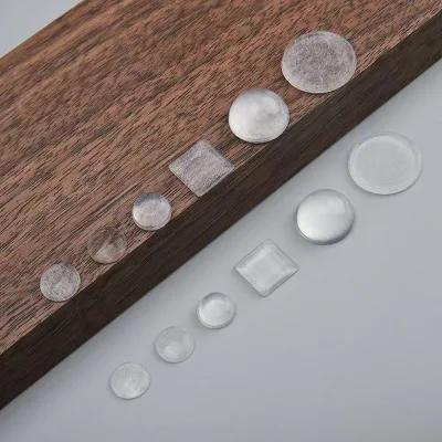 Transparent Silicone Bumper Adhesive Pad for Door Custom Cutting Service