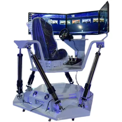 Hot Selling Driving VR Simulator Equipment 9DVR Virtual Reality Three-screen Racing Driving Simulator