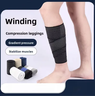 Sports Calf Compression Wraps Flexible Unisex Outdoor Running Hiking Basketball Soccer Other Athletic Protective Gear Cotton
