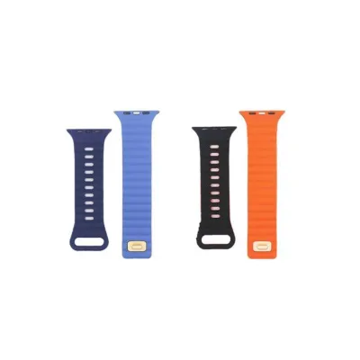Ocean Style 38-40-41mm Sport Strap Silicone Replacement for Watch with for Buckle
