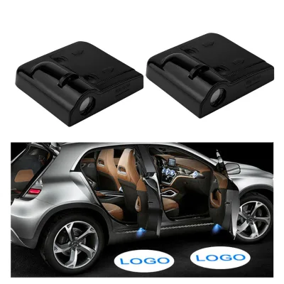 LED Ghost Shadow Laser Projector Lights 3D Welcome Light Custom Logo Car Wireless Laser Lamp Decorative Light for Universal Car