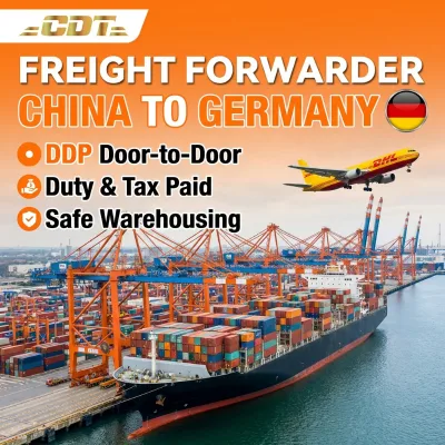 Oversized Heavy Cargo DDP Safe Customs Release Duty Paid From Shanghai Shenzhen18-22-day Air + Trucking Forwarding to Germany US