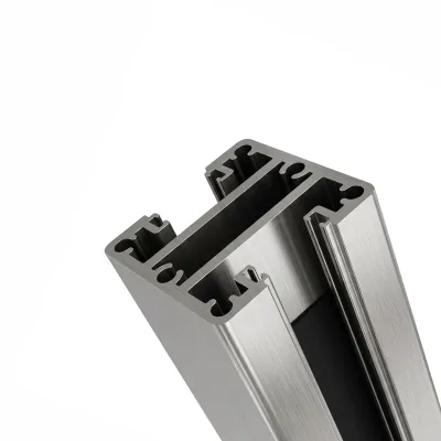 Side Mount Stainless Steel Balustrade Post for Glass Railing Systems in Residential and Commercial Projects
