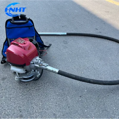 External Type Engine Powered Road Floor Concrete Vibrating Machine with Hose Customizable High Efficiency