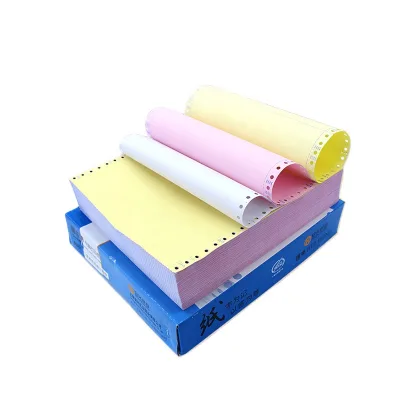 China's Suitable Export 1-7 Plys Continuous NCR Carbonless Copy Paper for Office Supermarket Hospital & Bank Use