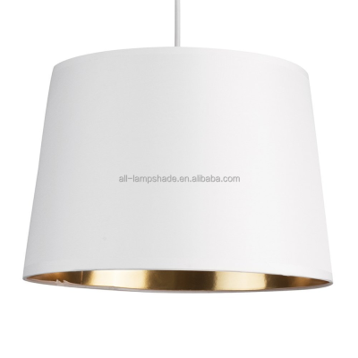 New White+Colorful Fabric Lampshades Modern Style Drum Shade Pendant Lighting Lamp Shade