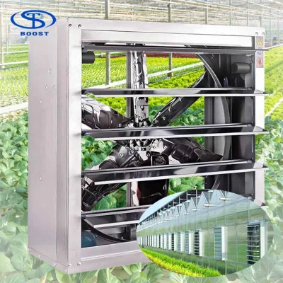 Electric Heavy-Duty Square Box Axial Flow Exhaust Fan | Industrial 100% Copper Motor OEM Greenhouse Poultry Farm Workshop
