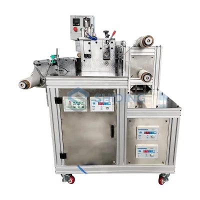 Ultrasonic Non Woven Fabric Slitting Cutting Machine for Fabric Towel Curtains