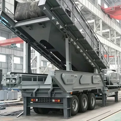 300 TPH Wheel Mounted Screening Plant for Granite Basalt Aggregate Processing
