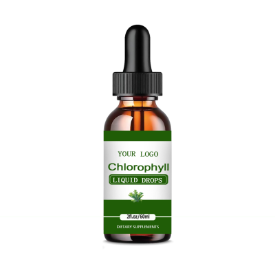 Customized Private Label Chlorophyll Supplement Chlorophyll Liquid Drops