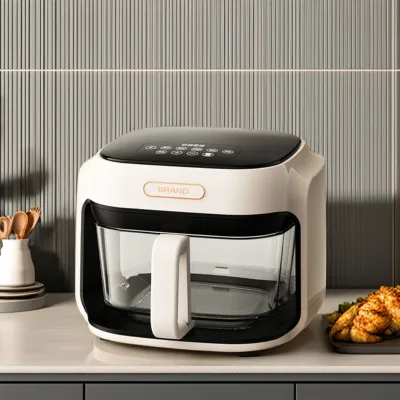Oil Water Gas Deep Fryer Advanced Air Fryer with Computer Features Paper Liner Gas Fryer