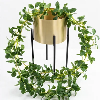 Artificial Lemon Leaves Greenery Garland for Wedding Party Decoration