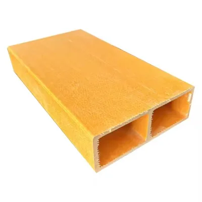 Composite Grp Purlin Fiberglass Channel Structural Rectangular FRP Fiberglass Tube