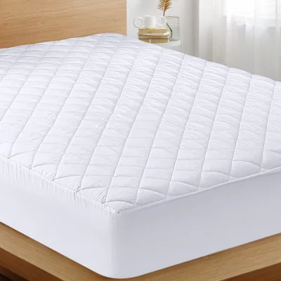 Luxury 5 Star Tpu Waterproof Cotton Covered Mattress Protector Mattress Cover King