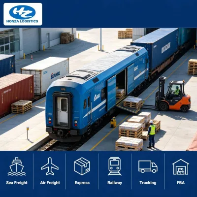 Railroad Express From China to Bulgaria Retail Cargo Rail Freight Trucking Delivery DDP DDU Customs Varna Commercial Cargo