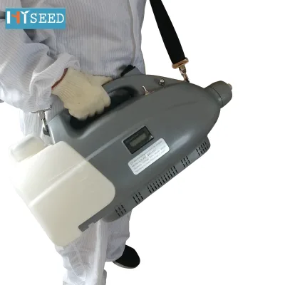 1-4 Hours Last 0-40um Particle HISEED Battery Ulv Fogging Machine