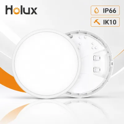 5 Year Warranty 15W 16.5W 18W 21W 22.5W 4000K CRI80 IP66 IK10 Motion Sensor Linkable Surface Mounted LED Ceiling Light