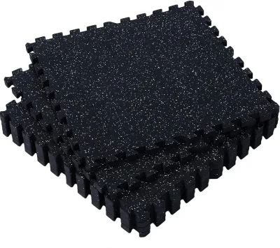 High Density 15/20/25mm Black Eva Foam Fitness Mat Non-slip Rubber Flooring Roll for Indoor Fitness