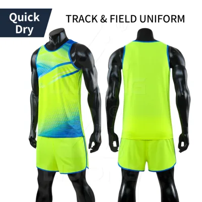 Wholesale Running Track and Field Uniform Is Lightweight and Breathable, Allowing for Optimal Airflow and Unrestricted Movement