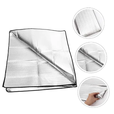 Waterproof Foil Mat Picnic Rug Aluminum Film Moisture-proof Pad Tent Mat Camping Portable Sleeping Pads