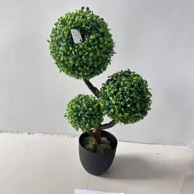 Modern Large Faux Boxwood Plants Green Spiral Topiary Twirl Tree Outdoor Privacy Home Decor Artificial Christmas Tree