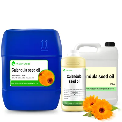Organic Natural Everlasting Flowers Essential Oil Calendula Seed Oil for Skin Care Perfumes Soaps Candles Fresh Odor Cosmetic