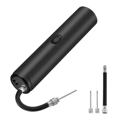 AP1-L Mini Ball Pump Electric Football Basketball Soccer Fast Inflator Electric Air Pump with Flash Lights 3*AA Battery Type