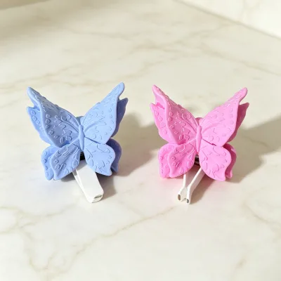 Butterfly Plaster Car Air Vent Clip Air Freshener Eco-Friendly Alcohol Free Essential Oil Aroma Diffuser Fragrance Auto Interior