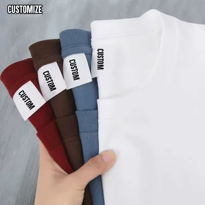Oem Men's Weight Cotton T-shirts Custom Designed Photo Print Mesh Printed Wholesale Clothing