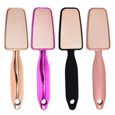 Custom Logo Durable Eco-friendly Nano Glass Foot Rasp Board File Plastic Handle Comfortable Callus Remover Tool Removing Dead