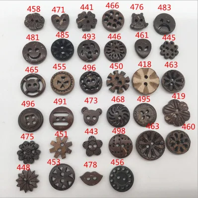 Wholesale Natural Environmental Coconut Button Children Coconut Button