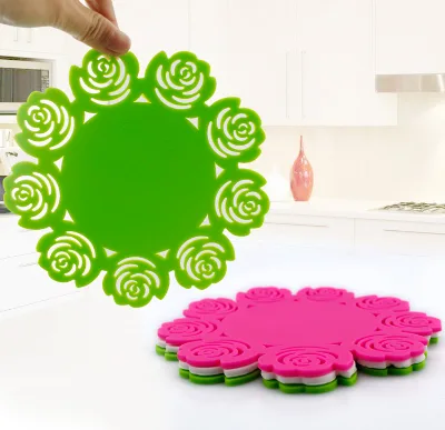 China Custom Molded Silicone Rubber Products Supplier Customization Safety Kids Baby Silicone Placemats