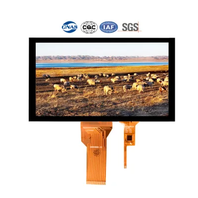 7-Inch Sunlight Readable TFT Capacitive Touch Panel 800x480 Resolution RGB Interface 50-Pin LCD Screen Display TN Type LED