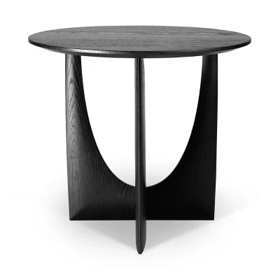 Wabi Sabi Unique Design Oak Round Nordic Wooden Living Room BedRoom Nightstand Side Coffee Shop Tables