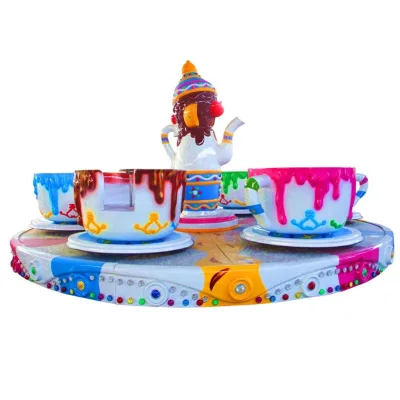 Mini Carnival Rides Amusement Park Equipment Coffee Cup Rides