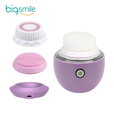2022 Best Selling Products Wireless Rechargeable Acne Facial Pore Cleaner Waterproof Facial Cleanser Brush