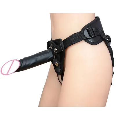 2021 Popular Wearable Black Leather in Dildos Pants Sex Toys for Women