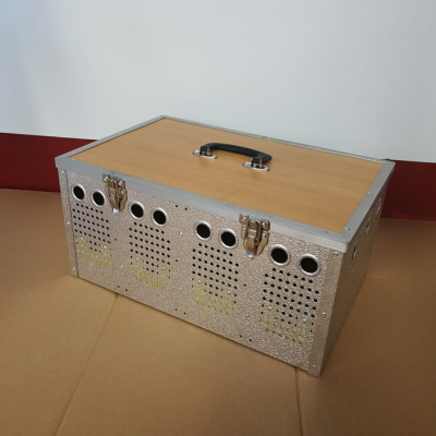 4 Hole Pigeon Rabbit Transport Cage Crate Box