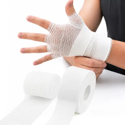 Boxing Gauze Hand Wraps and Sports Tape Kit Wholesale Custom Boxing Hand Wrapping Set Manufacturer