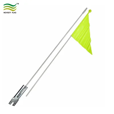 Custom Logo Bike Flags Durable Fiberglass Bicycle Pole Promotional Banners