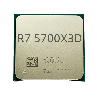 Used AMD Ryzen7 5700X3D 8-Core 3.0 GHz 14NM Socket AM4 Desktop CPU Processor 16-Thread No Fan