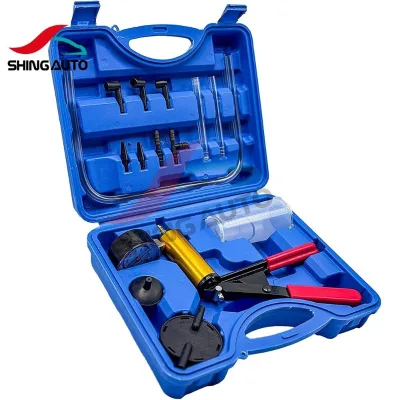 Hand Vacuum Pump Kit Vehicle Tool Brake Bleeder Kit with Hand Vacuum Pump Tester Manual Vacuum Pump Tool Set