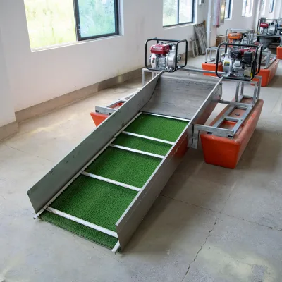 Sand Alluvial Gold Washing Separating Equipment Portable Mini Gold Dredge Float Machine