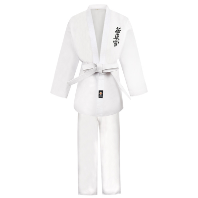 White Karate Uniforms Custom logo Cotton Karate Clothing